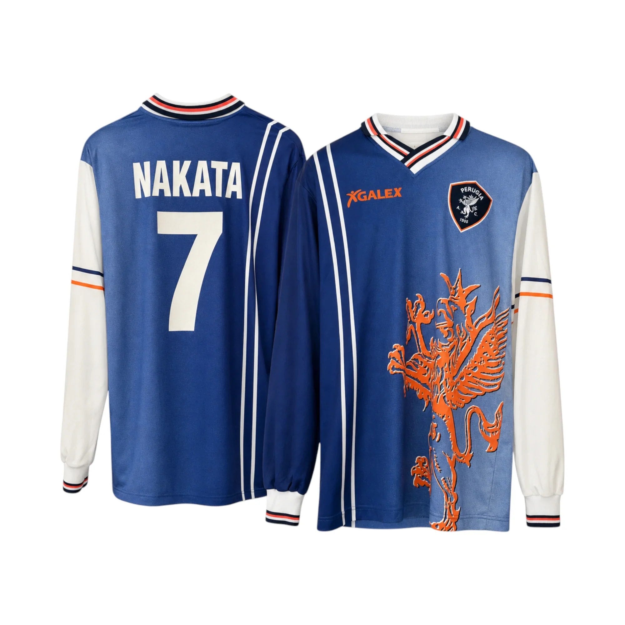 Perugia Away Shirt 1998/99 - Nakata 7 L/S - Buy Authentic Jerseys here