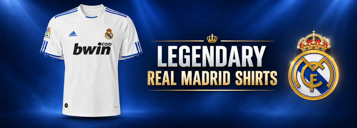 Legendary Real Madrid Shirts 1800x650